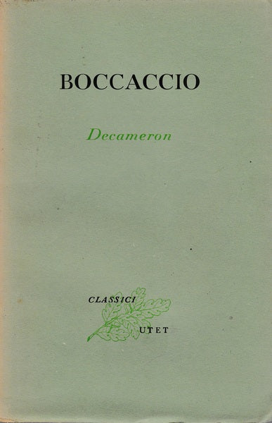 Decameron - volume primo - copertina