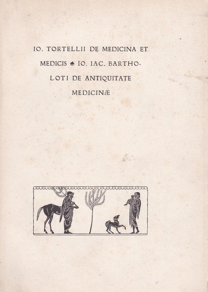 Della medicina e dei medici. Dell'antica medicina. - copertina