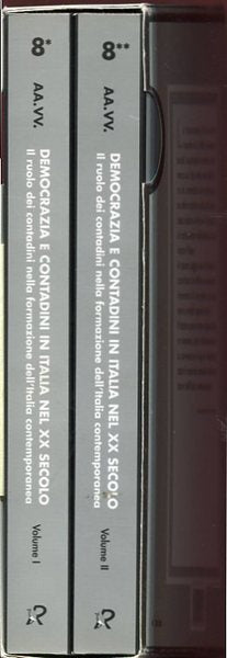 Democrazia e contadini in Italia nel XX secolo (due volumi) - copertina