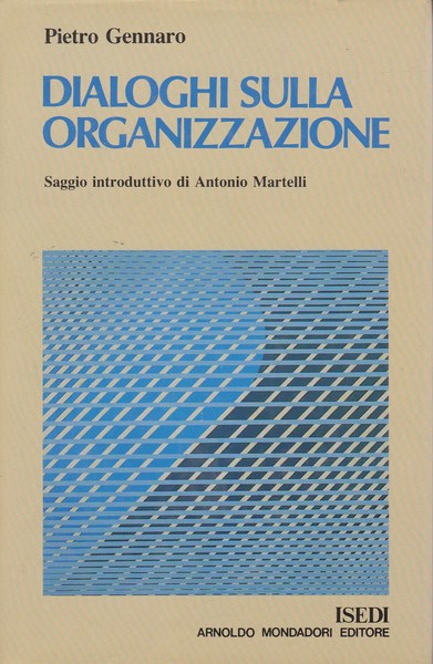 Dialoghi sulla organizzazione - copertina