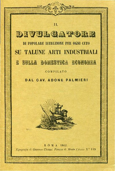 Il Divulgatore su talune arti industriali e sulla domestica economia - copertina