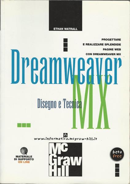 Dreamweaver MX. Disegno e Tecnica - copertina
