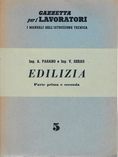 Edilizia parte prima e seconda - copertina