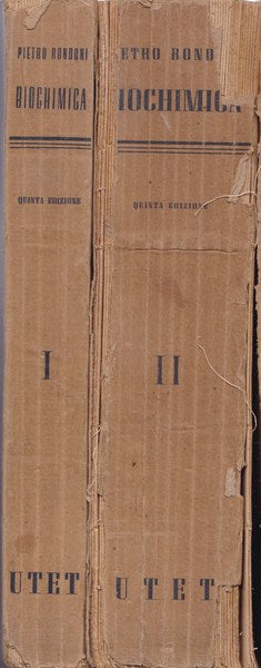 Elementi di Biochimica. I. II. - copertina