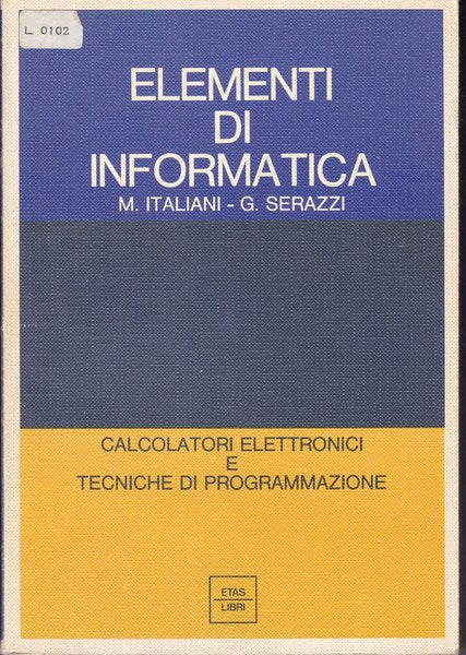 Elementi di informatica - copertina
