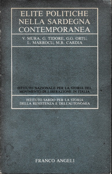 Élite politiche nella Sardegna contemporanea - copertina