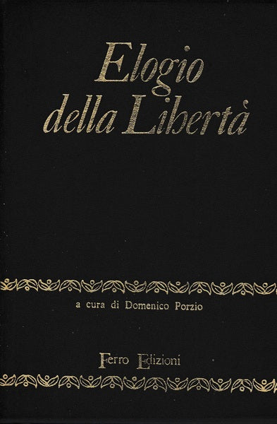 Elogio della libertà - copertina