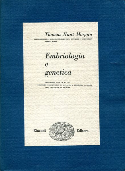 Embriologia e genetica - copertina