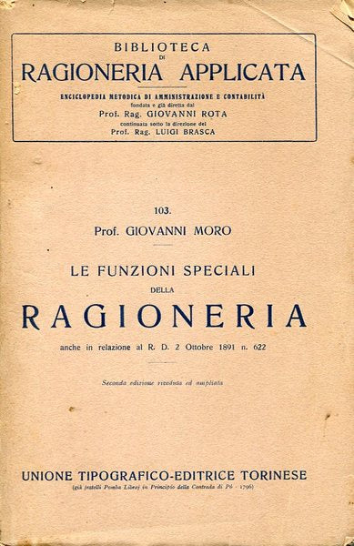Le funzioni speciali della ragioneria - copertina