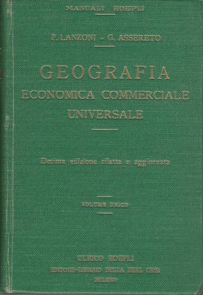 GEOGRAFIA ECONOMICA COMMERCIALE UNIVERSALE - copertina