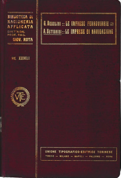 Le imprese ferroviarie - Le imprese di navigazione - copertina