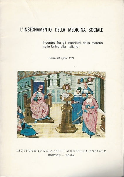 L'INSEGNAMENTO DELLA MEDICINA SOCIALE - copertina