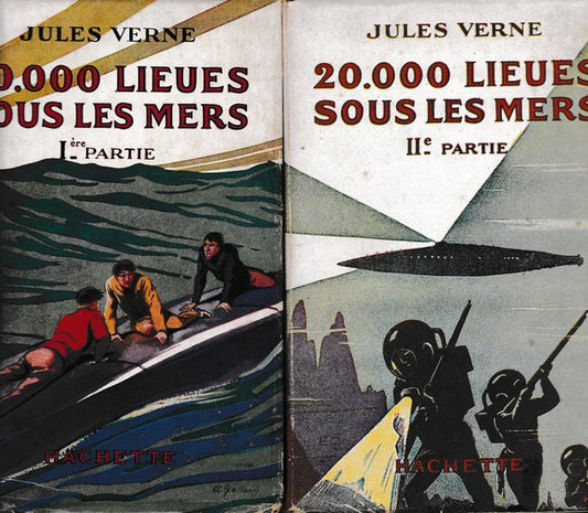 20.000 lieues sous les mers. 1° e 2° parte - copertina