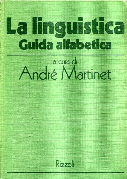 La linguistica - Guida alfabetica - copertina