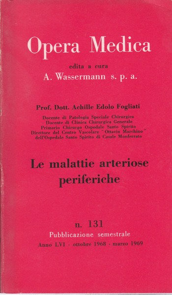 Le malattie arteriose periferiche - copertina