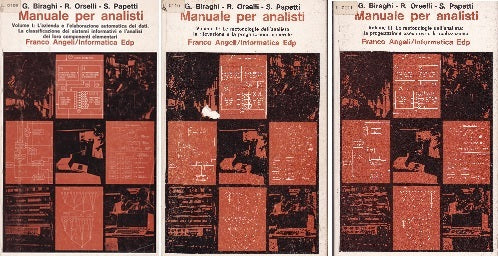 Manuale per analisti. I. II. III. - copertina