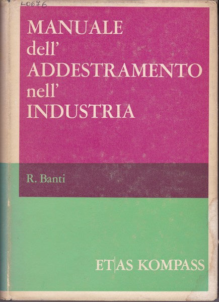 Manuale dell'addestramento nell'industria - copertina