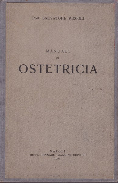 Manuale di ostetricia - copertina