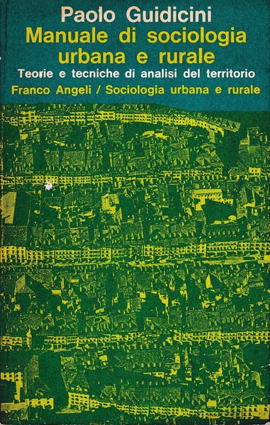 Manuale di sociologia urbana e rurale - copertina