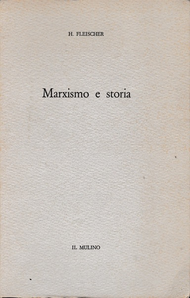 Marxismo e storia - copertina