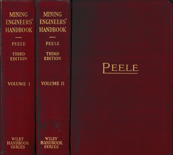 Mining engineers' handbook ( 2 vol. ) - copertina