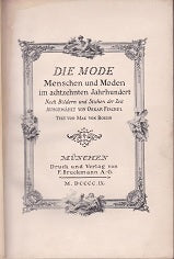 Die Mode. Menschen und Moden im achtzehnten Jahrhundert. - copertina