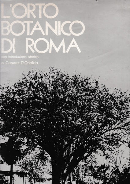 L'orto botanico di Roma - copertina