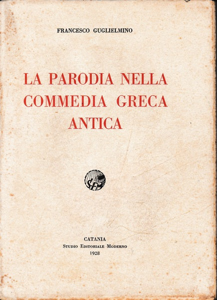 La parodia nella Commedia Greca Antica - copertina