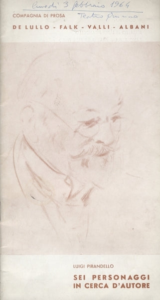 SEI PERSONAGGI IN CERCA DI AUTORE - copertina