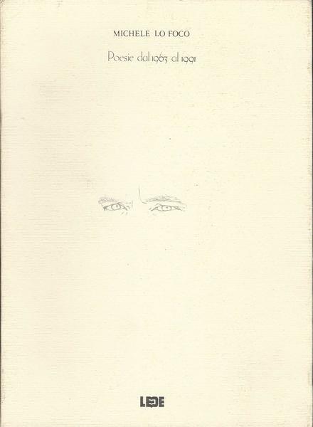 POESIE DAL 1963 AL 1991 - copertina