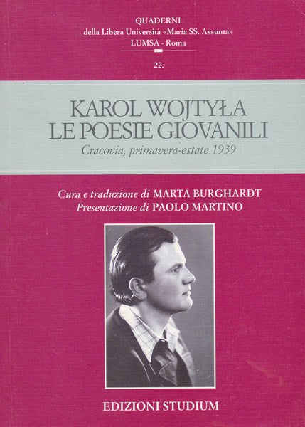 Le poesie giovanili. Cracovia, primavera-estate 1939 - copertina