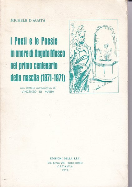 I Poeti e le Poesie in onore di Angelo Musco nel primo centenario della nascita - copertina
