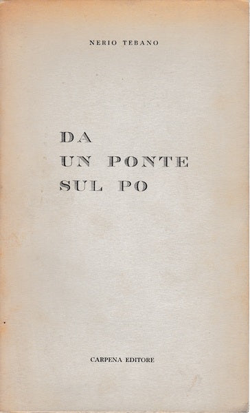 Da un ponte sul Po - copertina