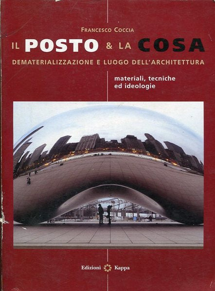Il Posto & la Cosa - dematerializzazione e luogo dell'architettura - copertina
