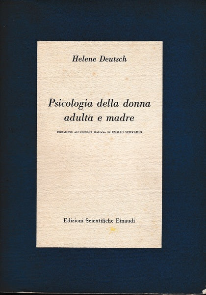 Psicologia della donna adulta e madre - copertina