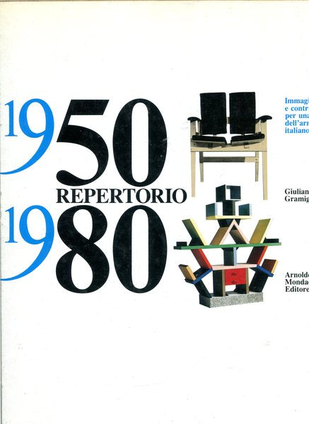 Repertorio 1950/1980. Immagini e contributi per una storia dell'arredo italiano - copertina