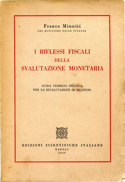 I riflessi fiscali della svalutazione monetaria - copertina