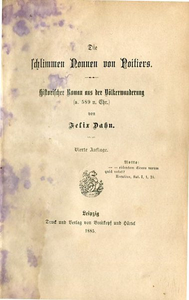 Die schlimmen Nonnen von Poitiers (solo volume IV) - copertina