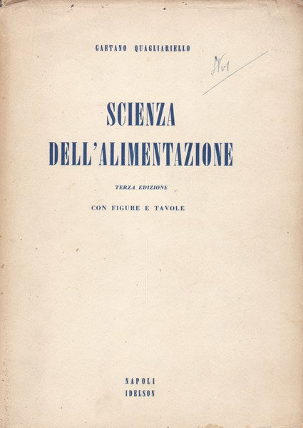 Scienza dell'alimentazione - copertina