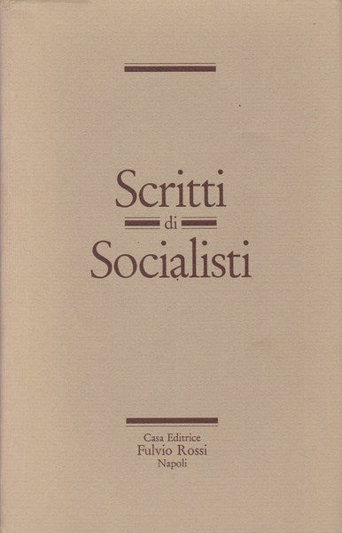 Scritti di socialisti - copertina