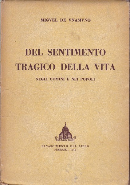 Del sentimento tragico della vita - copertina