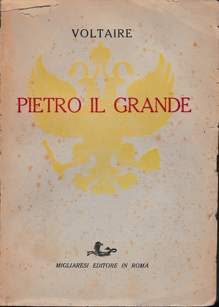 Storia dell'Impero Russo sotto Pietro il Grande - copertina
