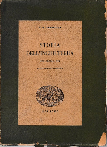 Storia dell'Inghilterra nel secolo XIX - copertina