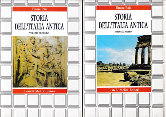 Storia dell'Italia antica - Volumi I-II - copertina