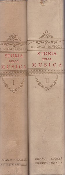 Storia della musica. I. II. - copertina