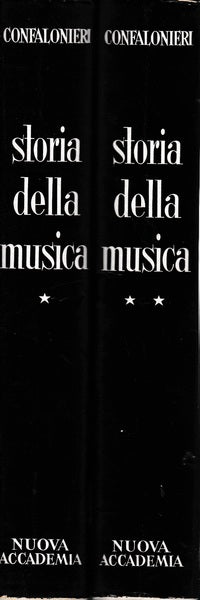 Storia della musica (due volumi) - copertina