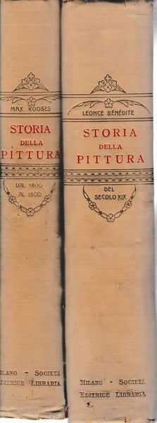 Storia della pittura. Volumi I-II - copertina