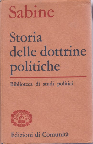 Storia delle dottrine politiche - copertina
