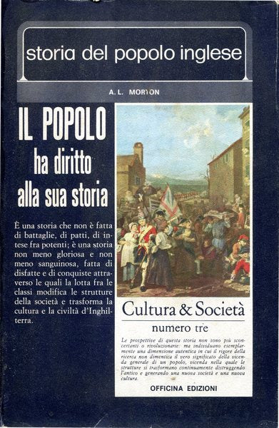 Storia del popolo inglese - copertina