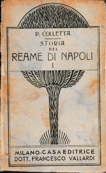 Storia del Reame di Napoli. I - dal 1734 al 1825 parte prima (dal libro I al V) - copertina
